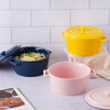 Ceramic Stew Pot - Serving bowl with lid, ceramic bowls with lids, noodle bowl, oven bowl, cooking bowls, bowl with handle | Bowls for dining table & home decor