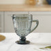 Grey Glass Juice Jug - Water Jug, glass jug, juice jug | Jug for Dining table & Home decor