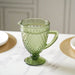 Green Juice Jug - Water Jug, glass jug, juice jug | Jug for Dining table & Home decor
