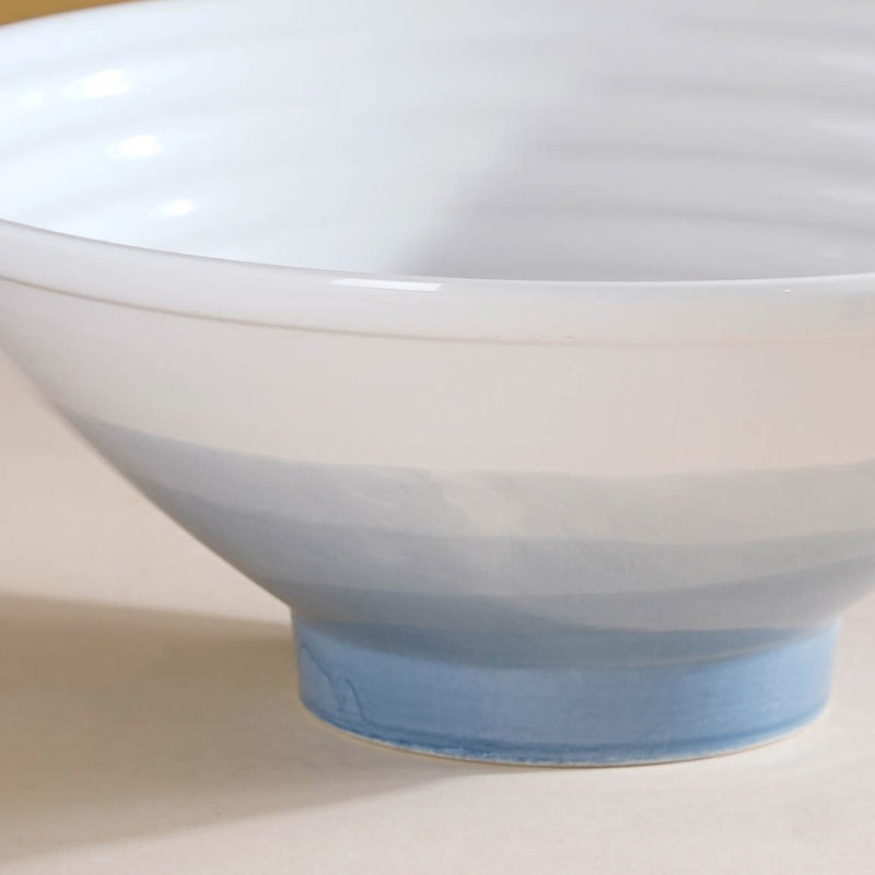 Ombre Grey Ramen Bowl 1.5 L - Soup bowl, ceramic bowl, ramen bowl, serving bowls, salad bowls, noodle bowl | Bowls for dining table & home decor