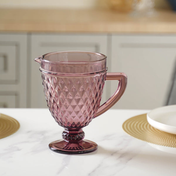 Diamond Juice Pot - Water Jug, glass jug, juice jug | Jug for Dining table & Home decor
