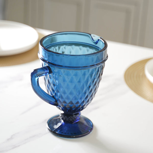 Blue Fancy Juice Jug - Water Jug, glass jug, juice jug | Jug for Dining table & Home decor