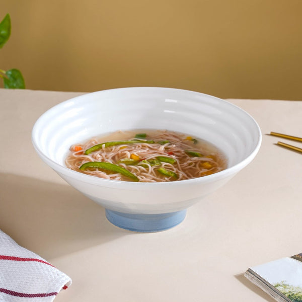 Ombre Grey Ramen Bowl 1.5 L - Soup bowl, ceramic bowl, ramen bowl, serving bowls, salad bowls, noodle bowl | Bowls for dining table & home decor