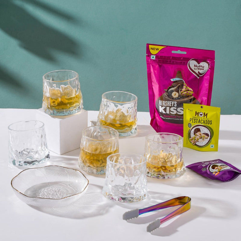 Sip And Chill Glassware Festive Hamper Set Of 7