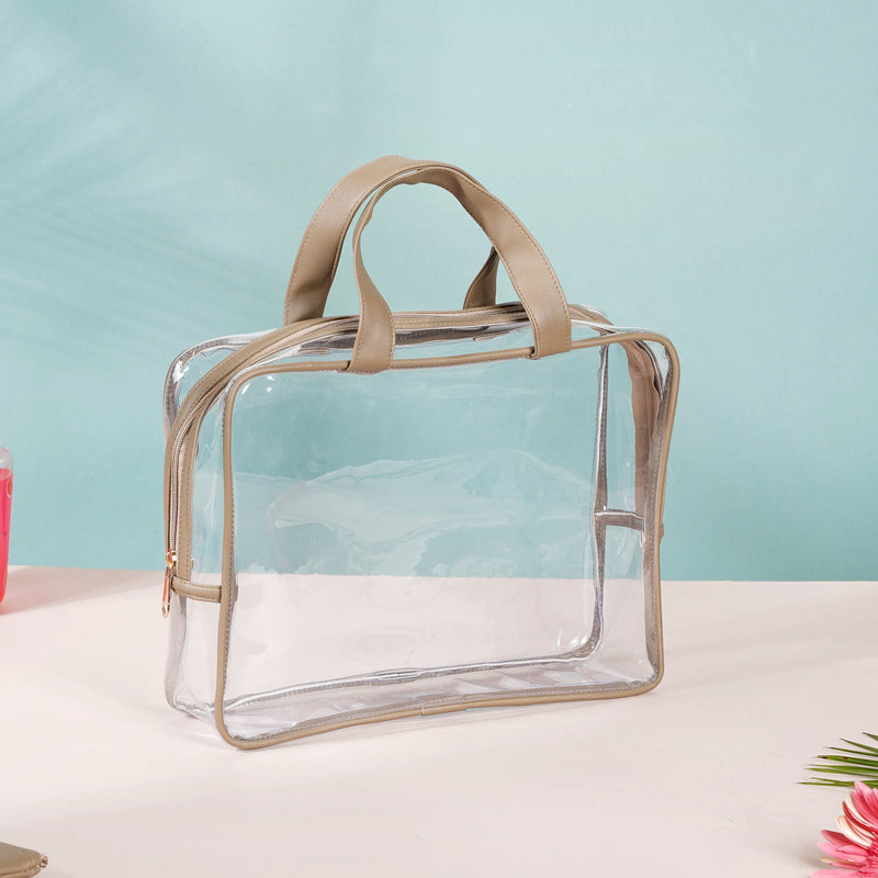 Beige Travel Kit Set of 4