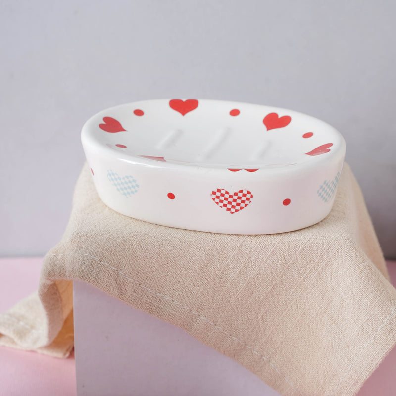 Little Hearts Ceramic Bath Set