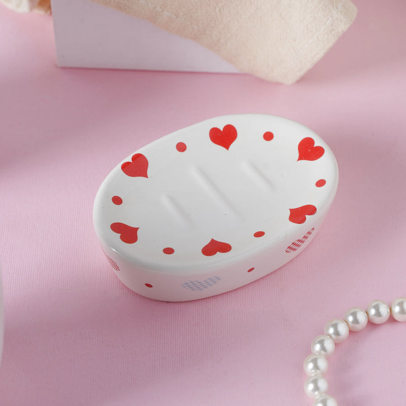 Little Hearts Ceramic Bath Set