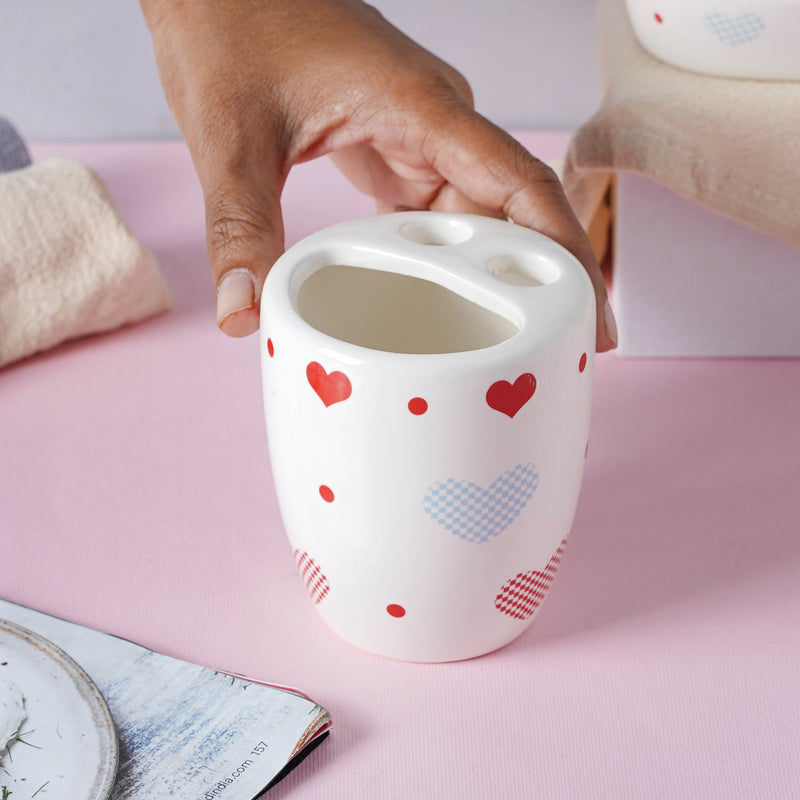 Little Hearts Ceramic Bath Set
