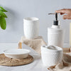 White Ceramic Bathroom Accessories Set