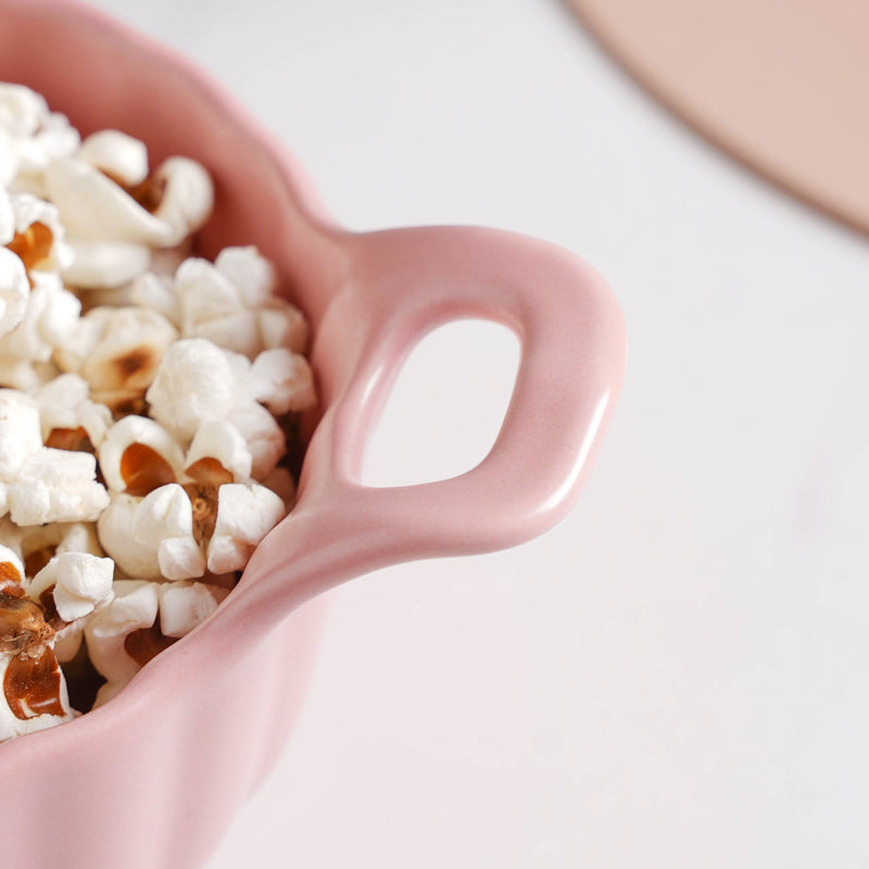 Pink Sherbet Scallop Bowl 250 ml - Bowl,ceramic bowl, snack bowls, curry bowl, popcorn bowls | Bowls for dining table & home decor