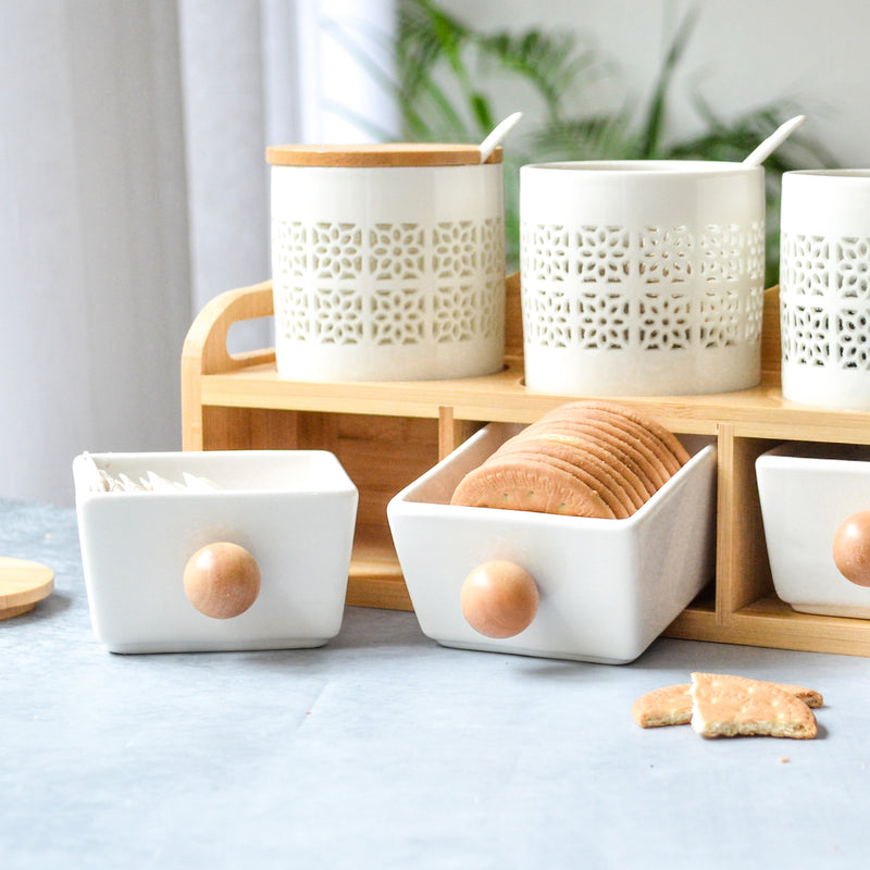 Ceramic Spice Jar Set - Jar