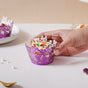 Purple Butterfly Lace Cupcake Wrapper
