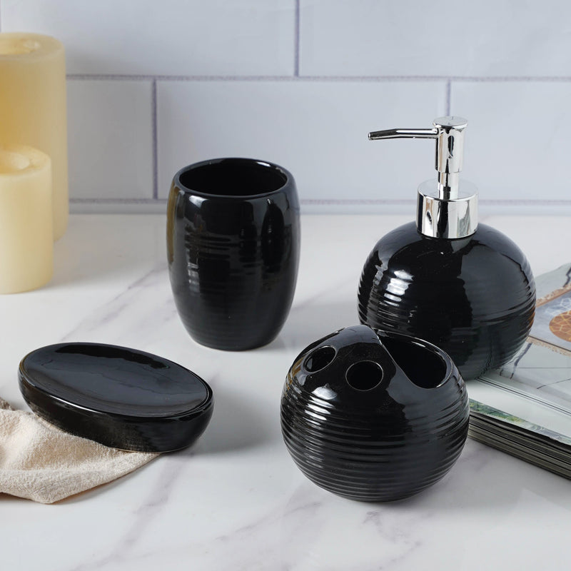 Midnight Black Bath Essentials