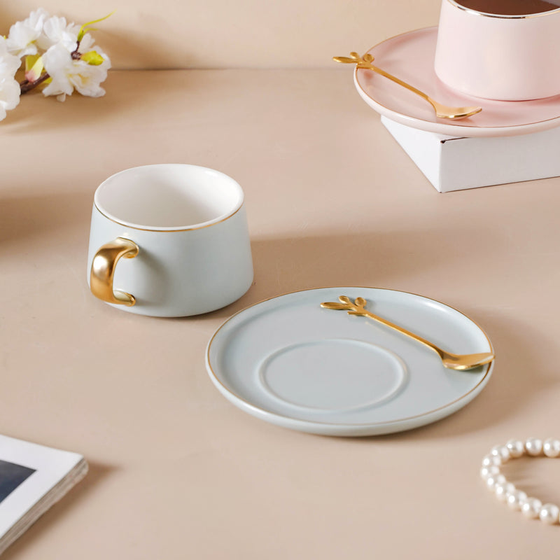 Classic Cup And Saucer Set- Tea cup, coffee cup, cup for tea | Cups and Mugs for Office Table & Home Decoration