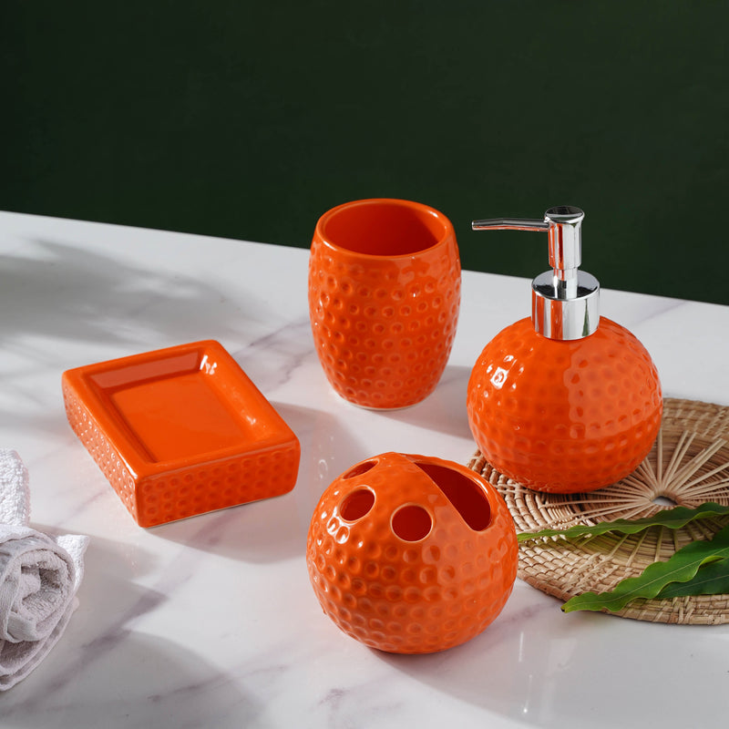 Orange Fantasia Bath Set