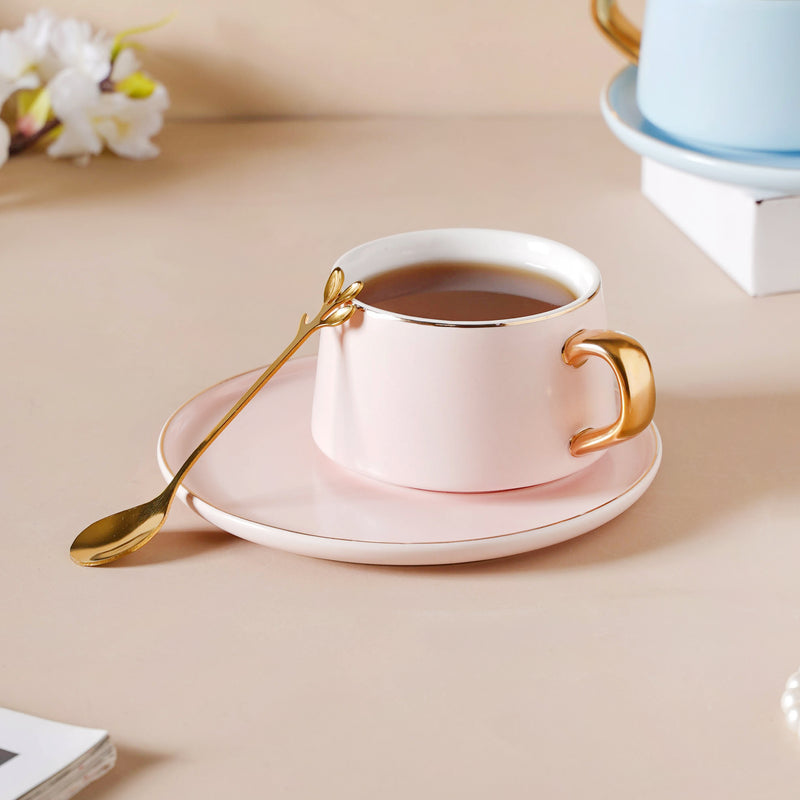 Classic Cup And Saucer Set- Tea cup, coffee cup, cup for tea | Cups and Mugs for Office Table & Home Decoration