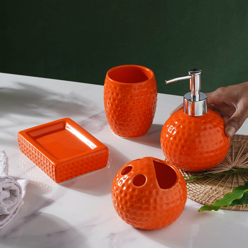 Orange Fantasia Bath Set