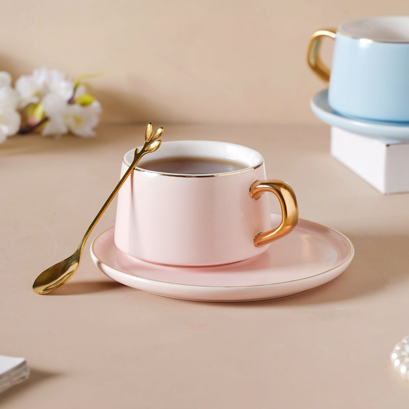 Classic Cup And Saucer Set- Tea cup, coffee cup, cup for tea | Cups and Mugs for Office Table & Home Decoration
