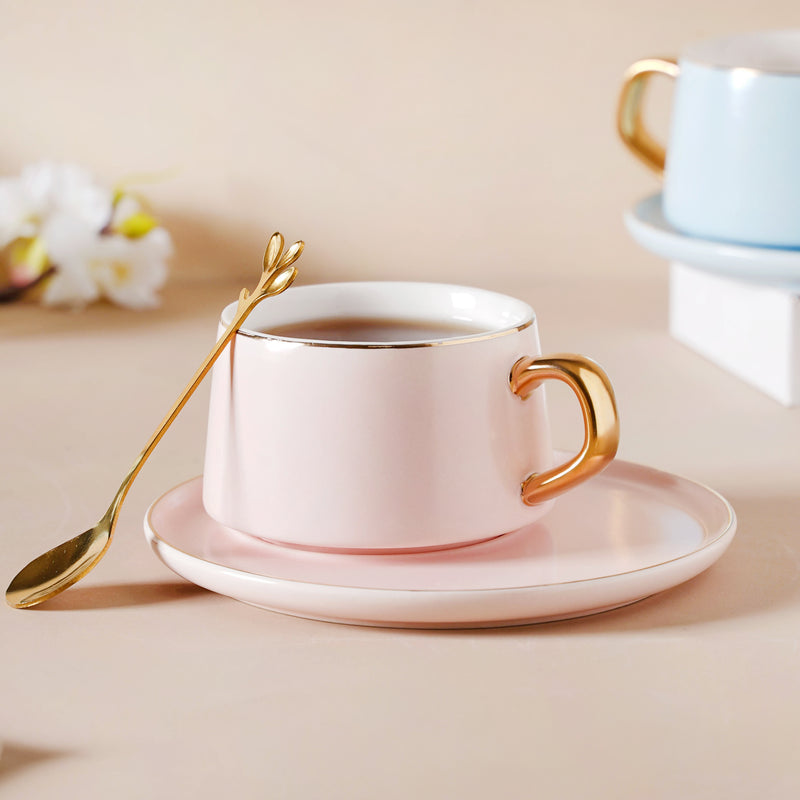 Classic Cup And Saucer Set- Tea cup, coffee cup, cup for tea | Cups and Mugs for Office Table & Home Decoration