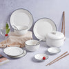 White Ceramic Dinner Set