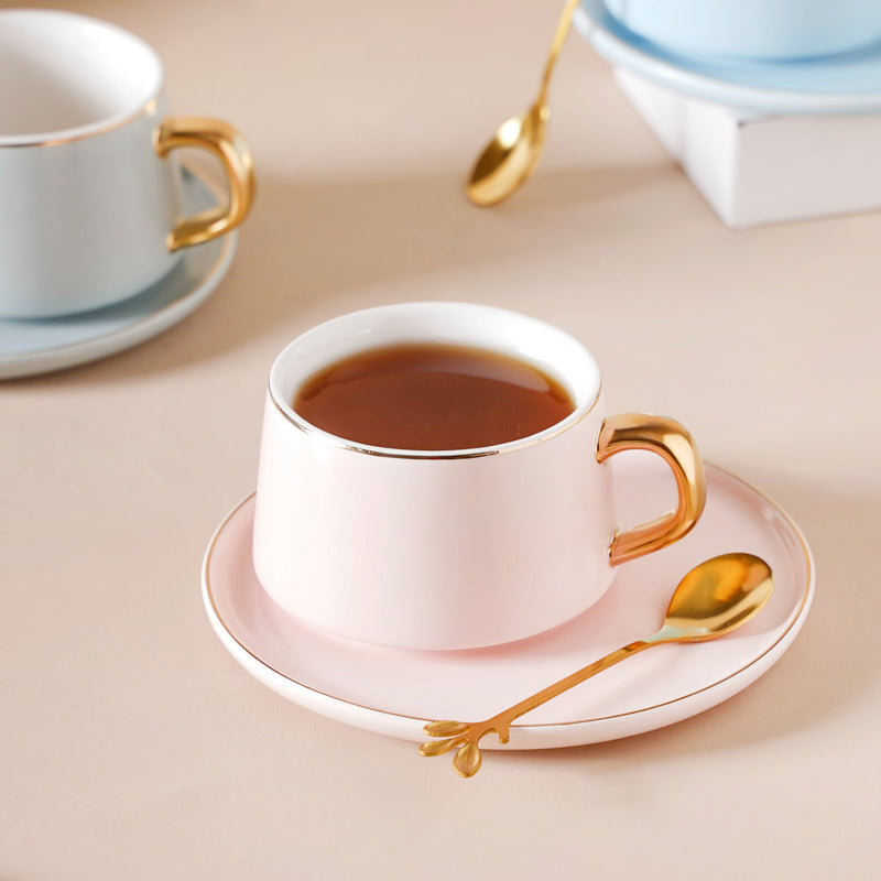 Classic Cup And Saucer Set- Tea cup, coffee cup, cup for tea | Cups and Mugs for Office Table & Home Decoration