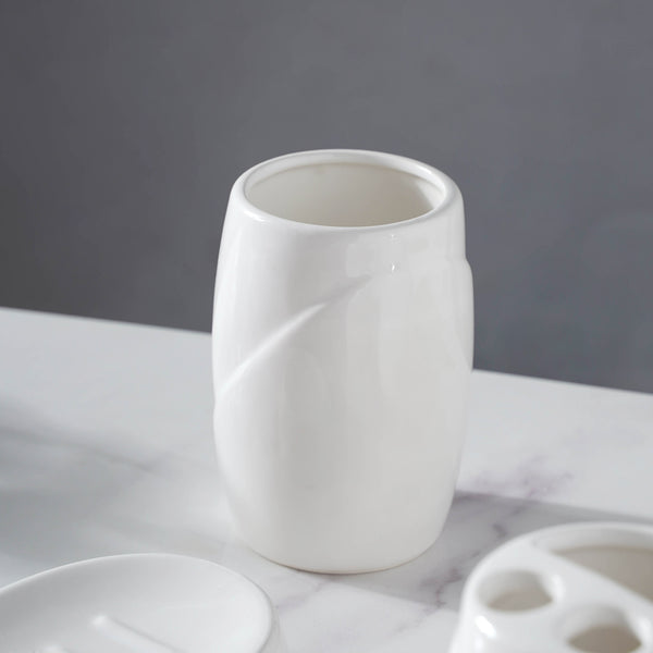 White Ceramic Bath Accessories