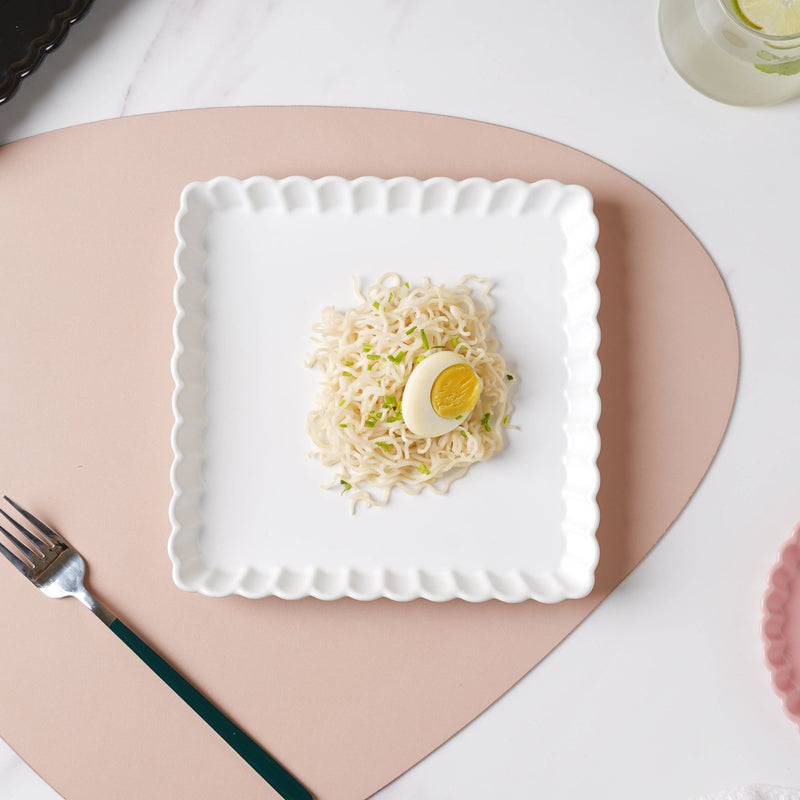 Snow White Square Baking Tray 8 Inch - Baking Tray