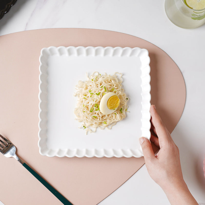 Snow White Square Baking Tray 8 Inch - Baking Tray