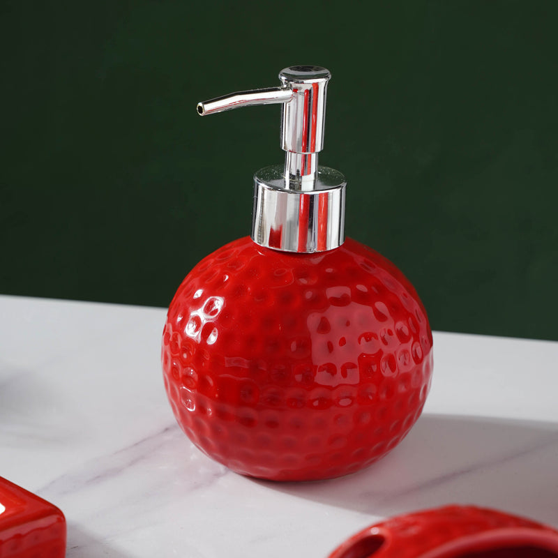 Red Fantasia Bath Set
