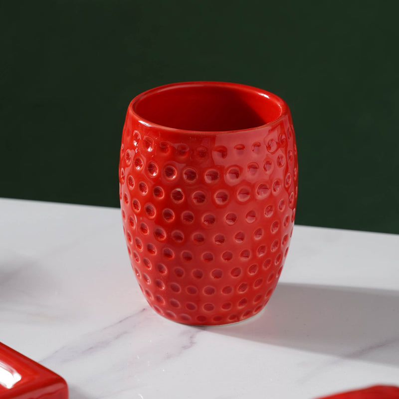 Red Fantasia Bath Set