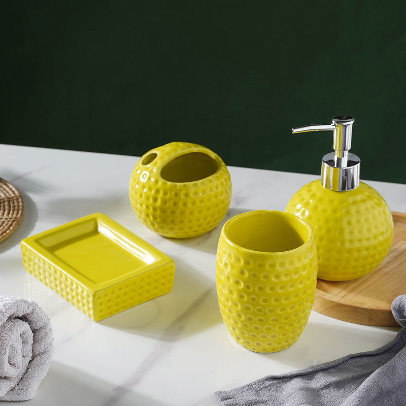 Lime Fantasia Bath Set