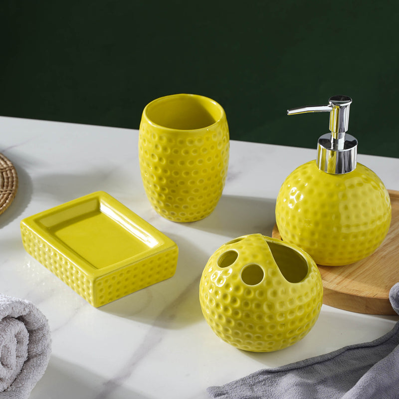Lime Fantasia Bath Set