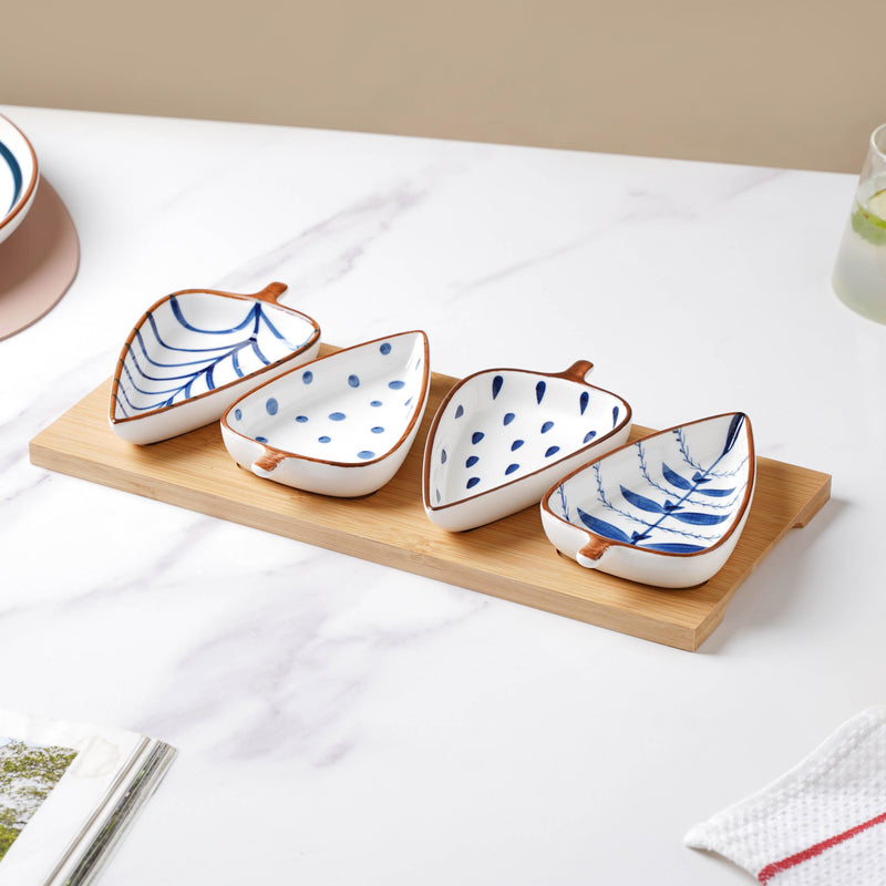 Leaf Platter - Ceramic platter, serving platter, fruit platter | Plates for dining table & home decor