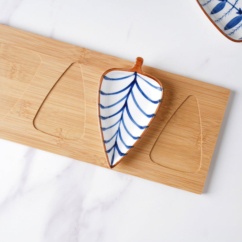 Leaf Platter - Ceramic platter, serving platter, fruit platter | Plates for dining table & home decor