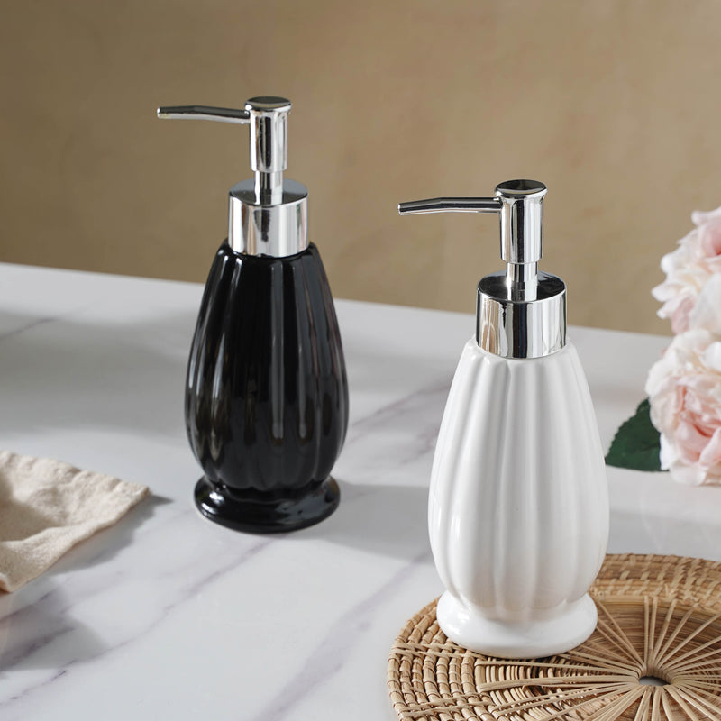 Glazed Ceramic Soap Dispenser