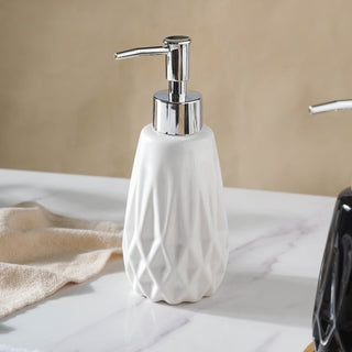 Ceramic Hand Soap Dispenser Bottle With a Pump
