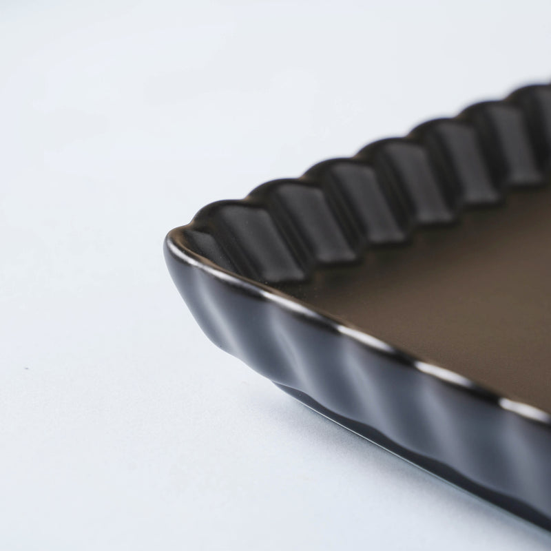 Black Berry Square Snack Dish 6 Inch - Serving plate, small plate, snacks plates | Plates for dining table & home decor