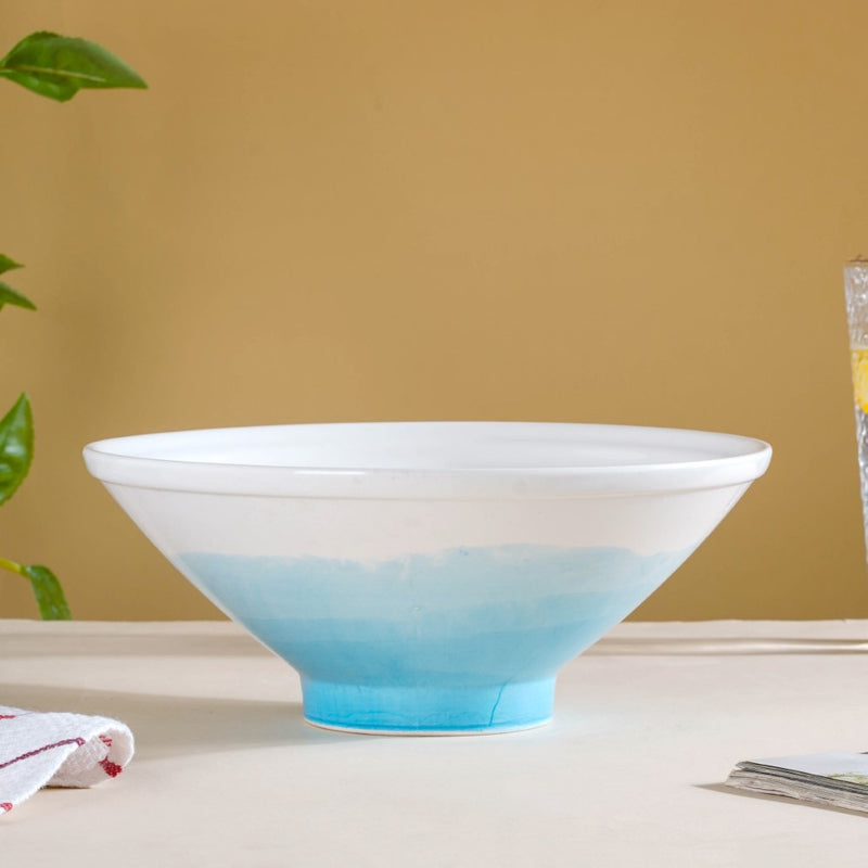 Ombre Blue Ramen Bowl 1.5 L - Soup bowl, ceramic bowl, ramen bowl, serving bowls, salad bowls, noodle bowl | Bowls for dining table & home decor