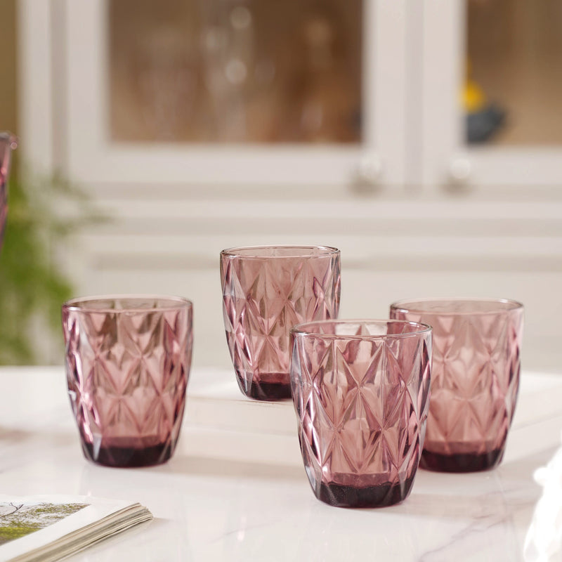 Mauve Orchid Juice Glass Set of 4