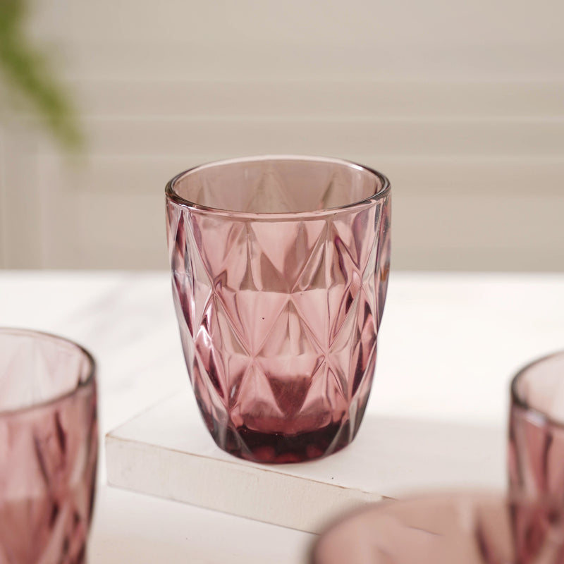 Mauve Orchid Juice Glass Set of 4