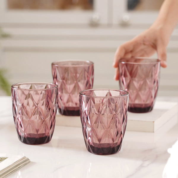 Mauve Orchid Juice Glass Set of 4