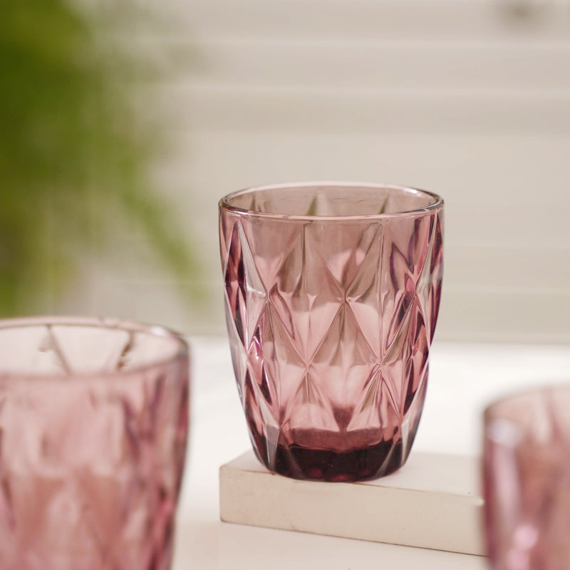 Mauve Orchid Juice Glass Set of 4