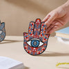 Red Healing Hamsa Hand Decor With Stand - Showpiece | Home decor item | Room decoration item