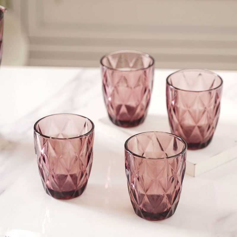 Mauve Orchid Juice Glass Set of 4