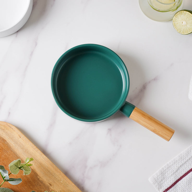 Teal Tantrum Baking Pan With Handle - Serving bowls, noodle bowl, snack bowl, popcorn bowls | Bowls for dining & home decor
