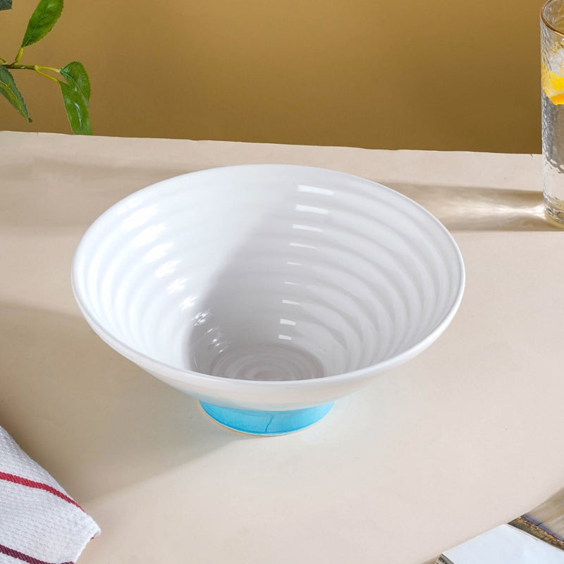 Ombre Blue Ramen Bowl 1.5 L - Soup bowl, ceramic bowl, ramen bowl, serving bowls, salad bowls, noodle bowl | Bowls for dining table & home decor