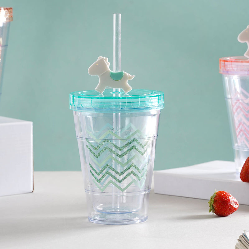 Patterned Cup and Straw- Sippers, water bottle, sipping bottle | Water Bottle for Travelling & Gym