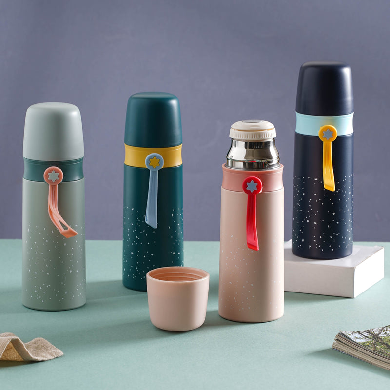 Matte Thermos - Water bottle, flask, drinking bottle | Flask for Travelling & Gym