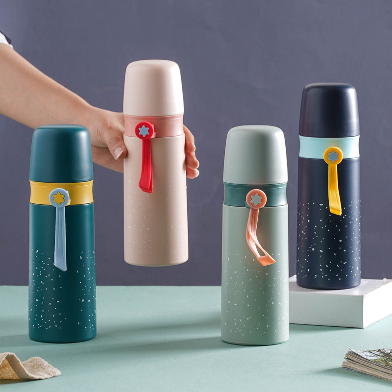 Matte Thermos - Water bottle, flask, drinking bottle | Flask for Travelling & Gym