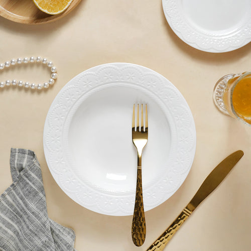 Spaghetti Plate - Serving plate, pasta plate, lunch plate, deep plate | Plates for dining table & home decor